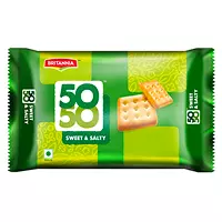 Britannia 50-50 Sweet and salt MRP 5 (144 pcs)